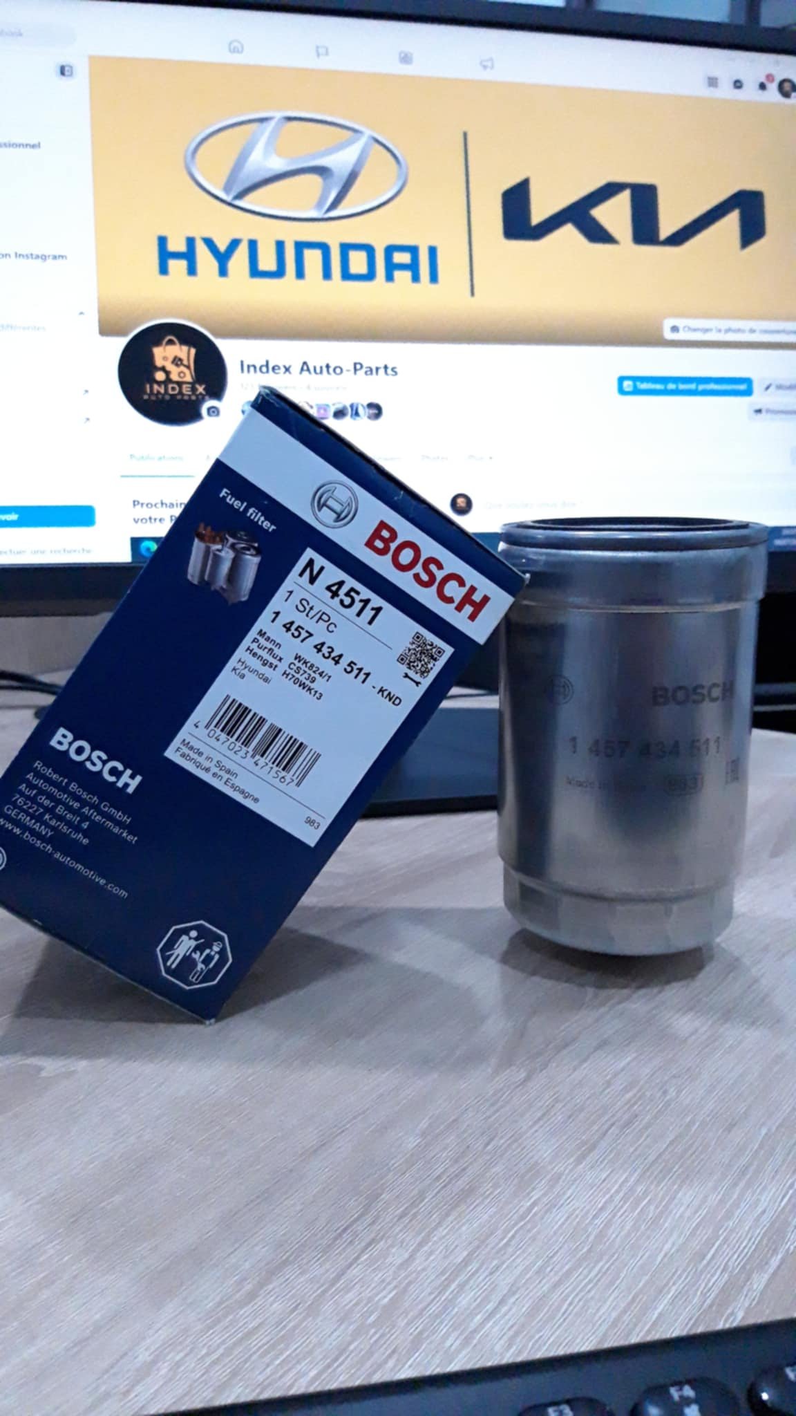 🔩FILTRE A CARBURANT : TUCSON I/II/III – SPORTAGE 2/3 – i30 -H100 III – CERATO V